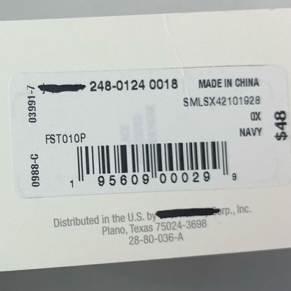 Peyton & Parker Blue Tankini Set Size 0X New - Picture 9 of 10